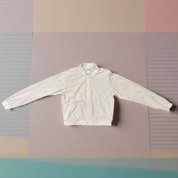lululemon Final Lap Jacket in White, Size 6 - Picture 4 of 7
